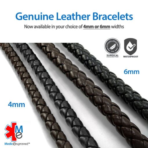 4-6mm leather sizes